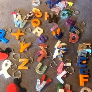 Resin keychains